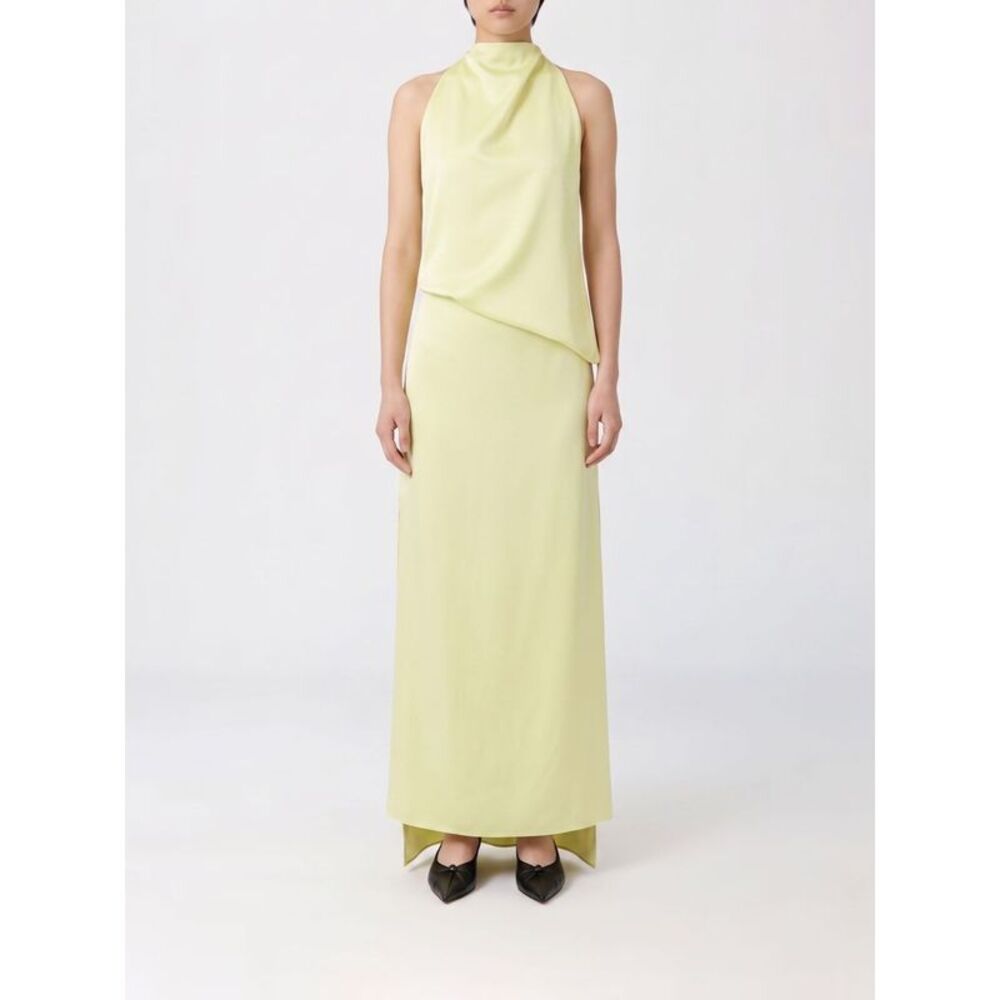 Sportmax Women Dolmen Long Satin Dress Sportmax